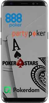 Poker for money on a smartphone