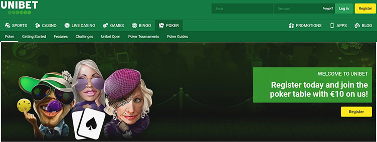 Room Unibet Poker